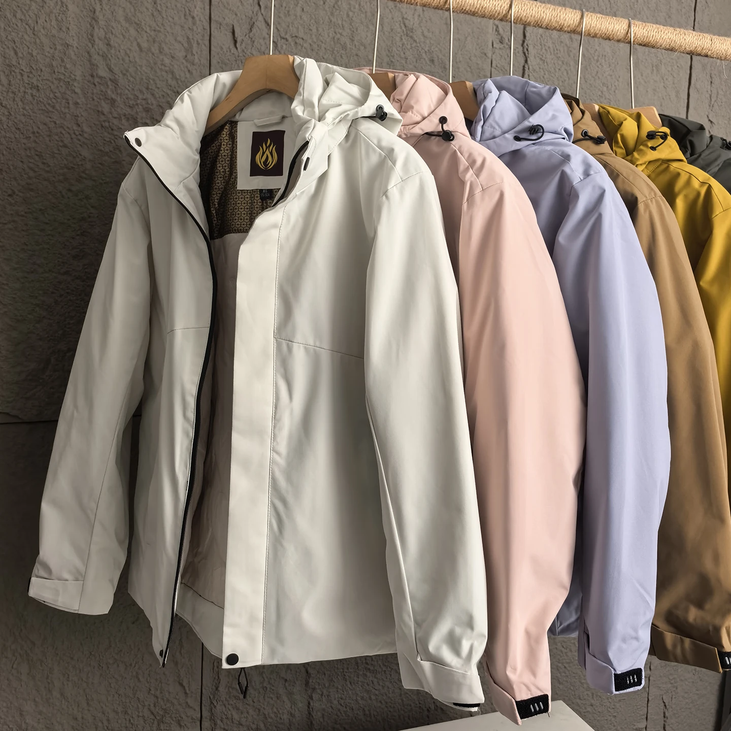 

Мужская утепленная куртка Aphene Technology: ветрозащитная, водонепроницаемая, с капюшоном, из хлопка, для города, стильная