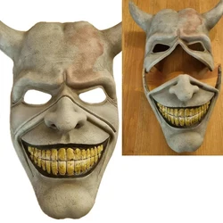 The Black Phone Mask The Grabber Mask Cosplay Anime Movie Halloween Costumes Accessory Carnival Party Animal Horns Props