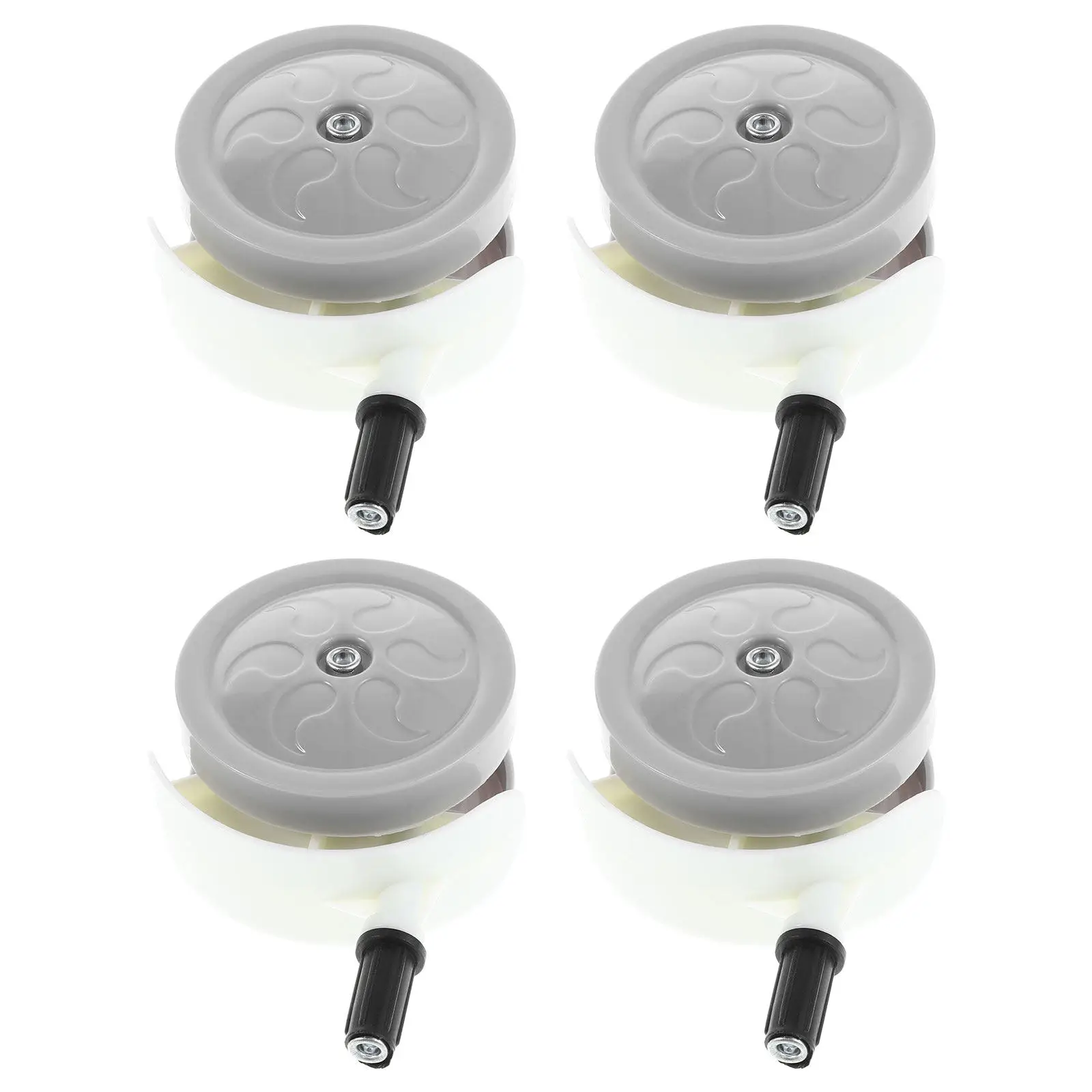 4Pcs Baby Walker Wheels Replacement Universal Plastic Silent Casters Easy Install Stroller Accessories Noise Reduction Wear