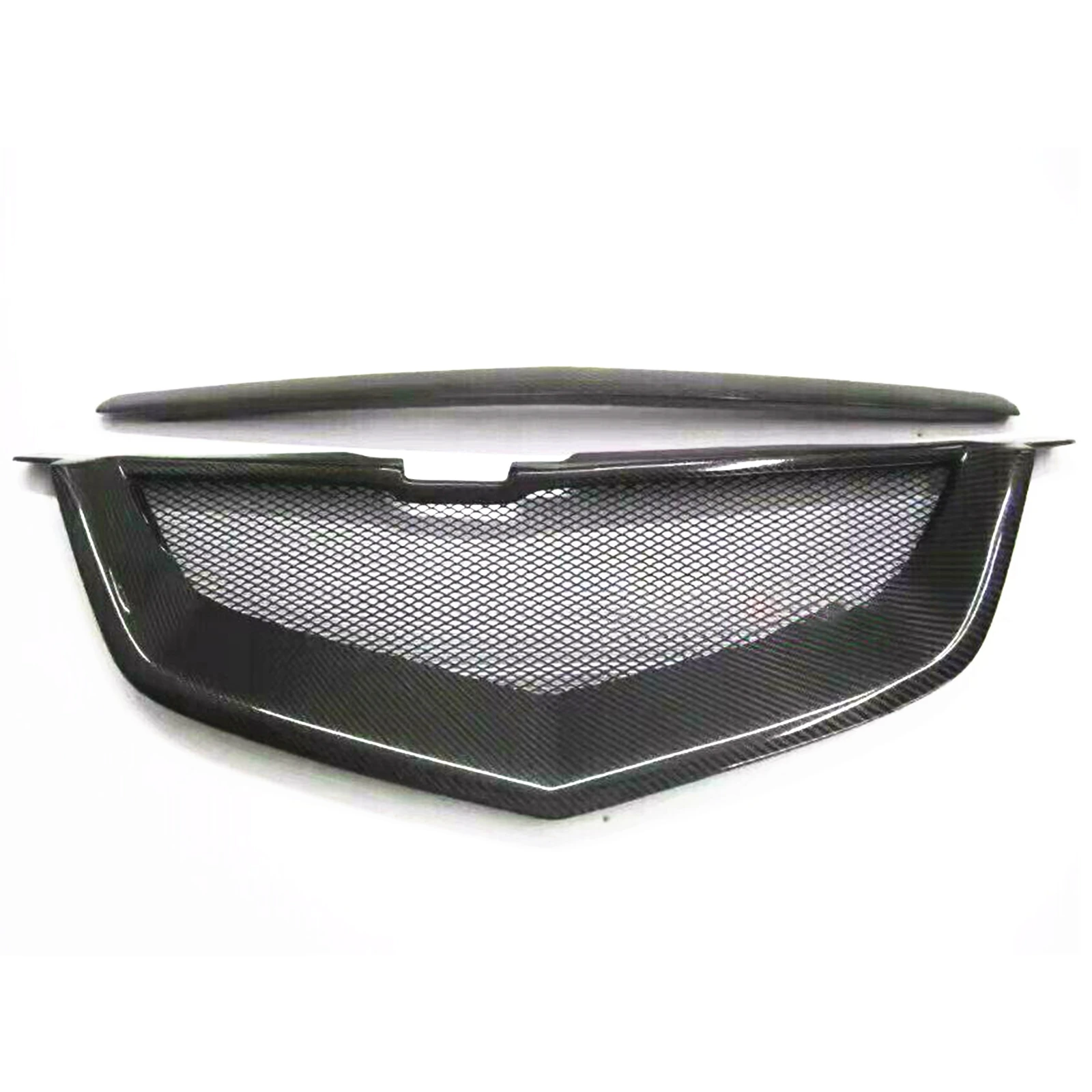 Front Grille Racing Grill Car Upper Bumper Hood Mesh Grid For Acura TL 2004-2006