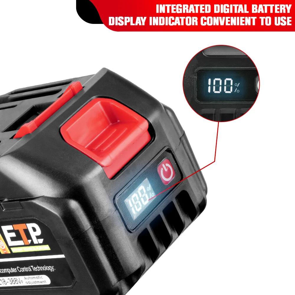 Imagem -05 - Bateria de Lítio com Display Led Bateria Li-lon Recarregável para Ferramenta Makita 18v 388vf Plus 928vf Plus 30000mah 22500mah