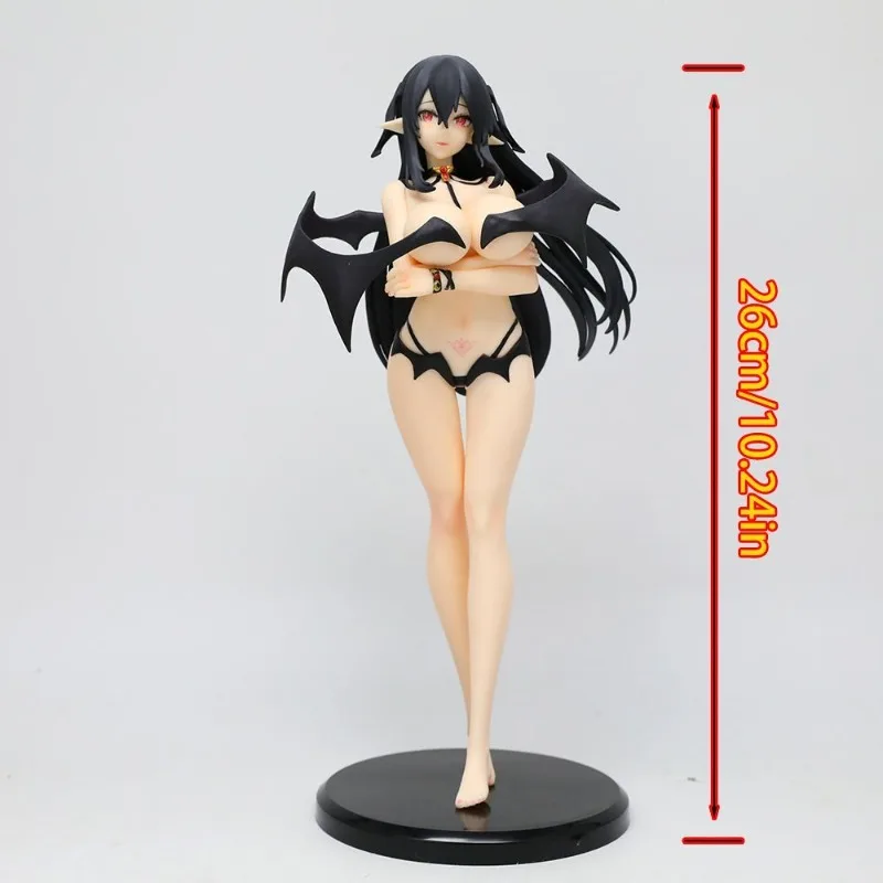 2026 Hot New Premium No Cloak Succubus Cute Anime Demon Girl High-Detail 3D Figure Statue PC Case Desk Home Decor Collectible Gi