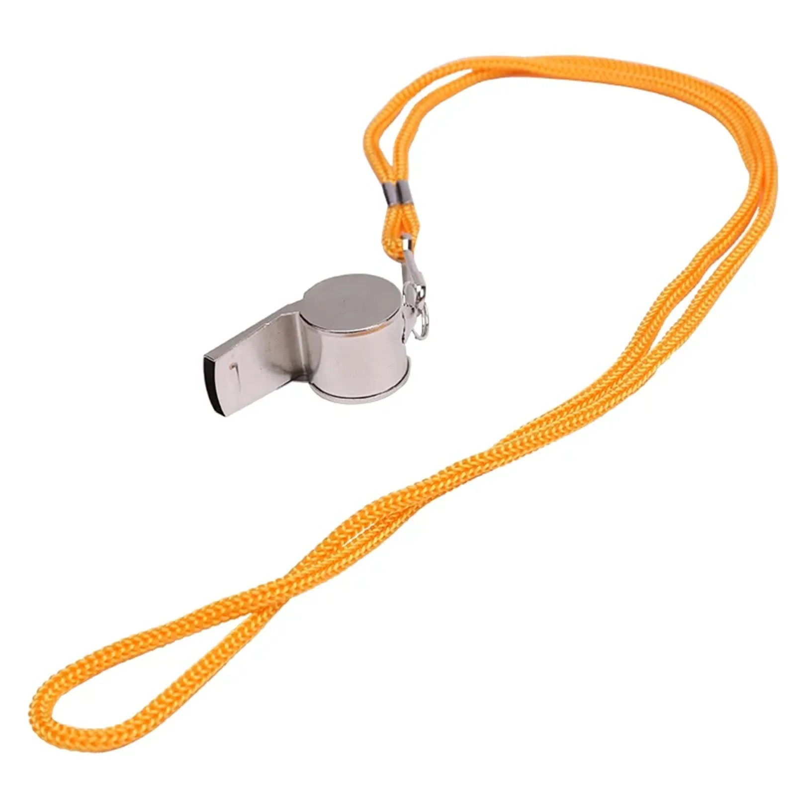 

Stainless Steel Sports Whistles Convenient to Use with 42cm Lanyard Design Suitable for Coaches Polices Officials