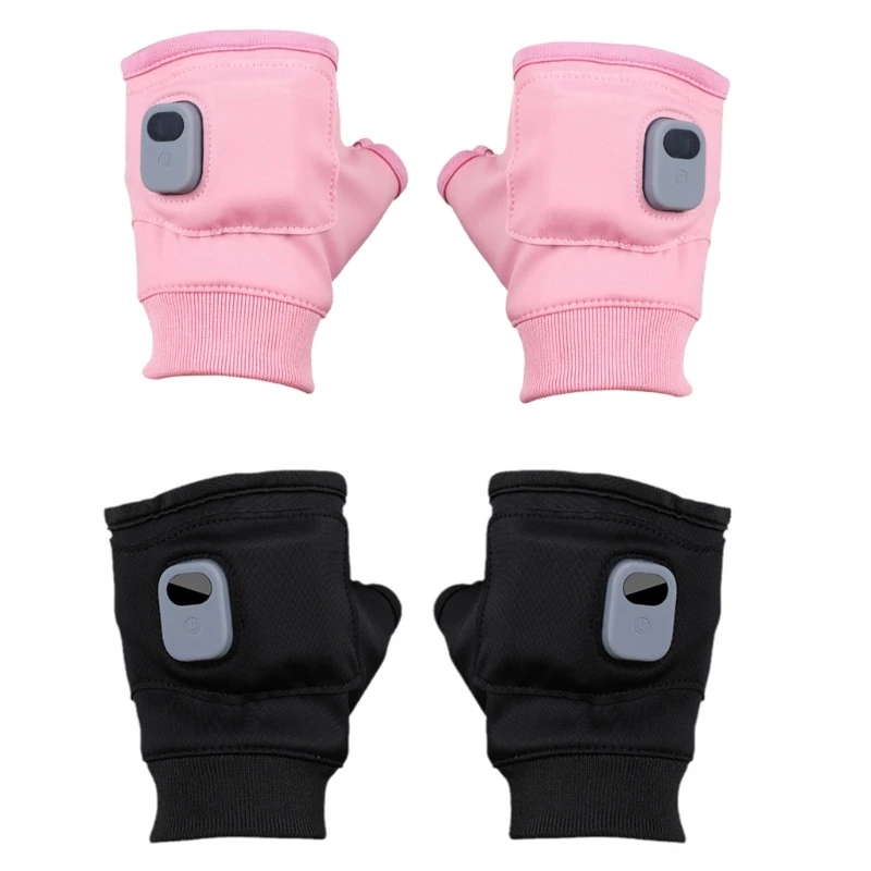 Heated Gloves Rechargeable Winter Hand Warmer USB Electric Thermal Gloves Cold-proof Outdoor Cycling Skiing Motorcycle