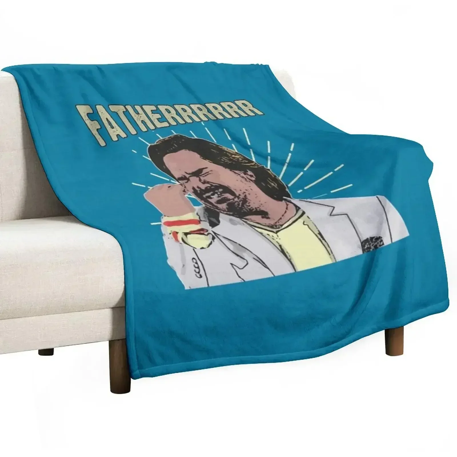 Douglas Reynholm Father The It Crowd Throw Blanket Flannels Thermal Soft Beds Blankets