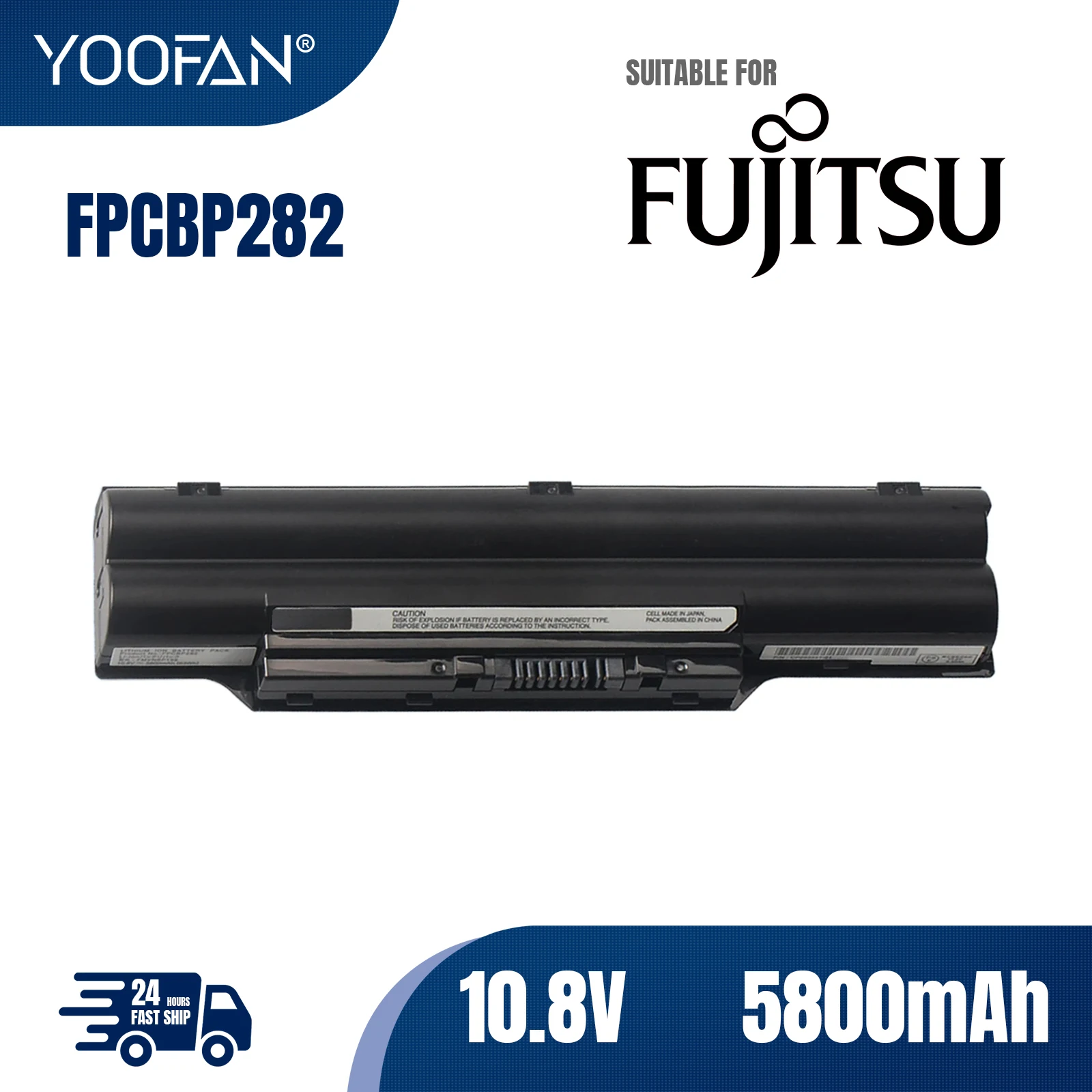 

YOOFAN батарея FPCBP282 для Fujitsu LifeBook, AH572, SH760, S6311, S710, S7110, S7111, S751, S761, FPCBP325, FPCBP281, FMVNBP19