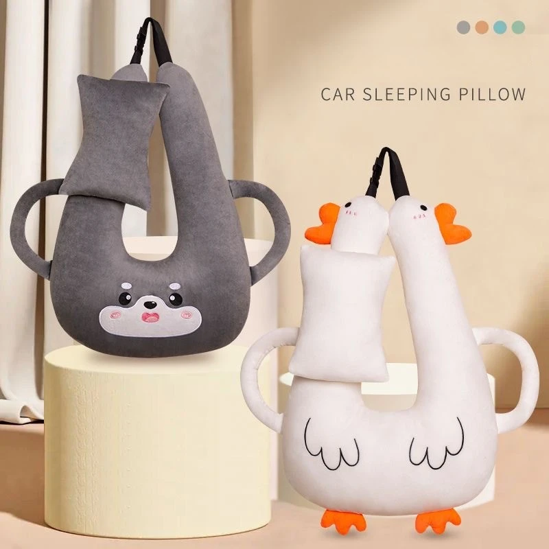 

Креативная автомобильная подушка для сна, детская подушка для защиты шеи в машине, подушка для взрослых от защемления ремнем безопасности, подушка-валик для поддержки шеи, подушка-подушка для сиденья.