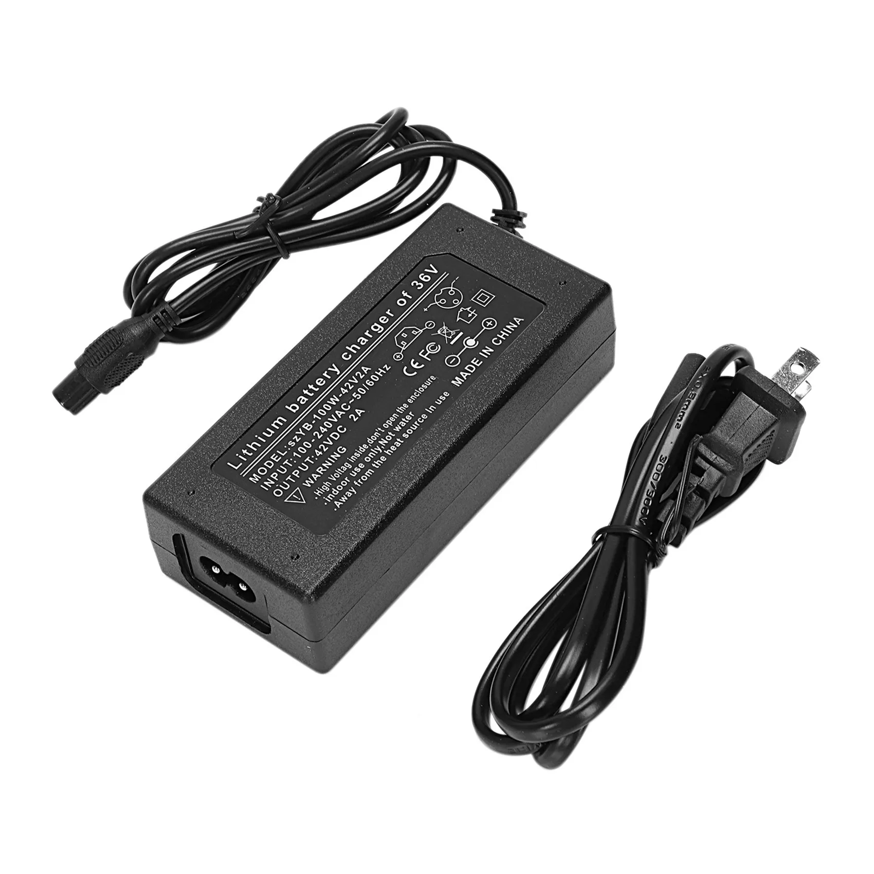 

A99I-2X 42V 2A Electric Drive Smart Balance Wheel Self Balancing Scooter Hover Board Power Battery Charger(US Plug)
