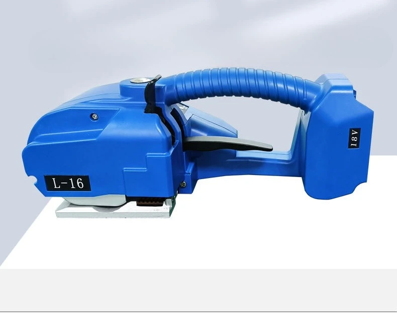 One‑Click Tightening Small Bundling Tool, L‑16 Portable Automatic Electric Plastic‑Steel Strapping Baler for Pallet Logistics