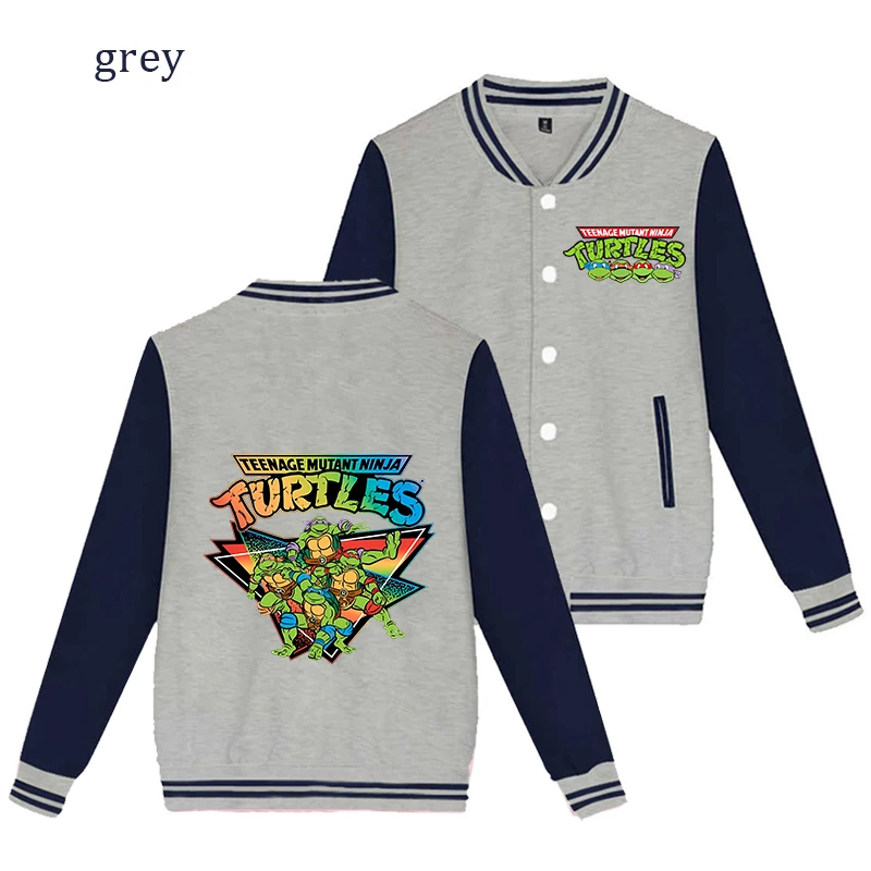Teenage Mutant Ninja Turtles Boy Baseball Jacket Coat Children Long Sleeves Fashion Outerwear Cartoon Sportswear Spring Clothes - view 5