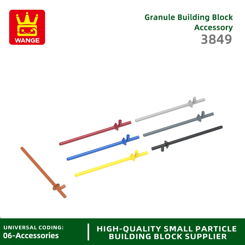 20 Pcs/lot 3849 Long Gun Long Stick Building Block Moc Color Weapon Accessories Compatible with Brick DIY Children's Toy Gift