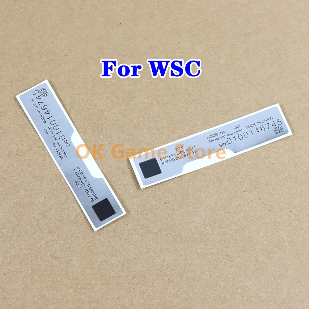 100PCS For WSC Game Console New Sticker Lables Replacement For WSCC Shell Lable Stickers