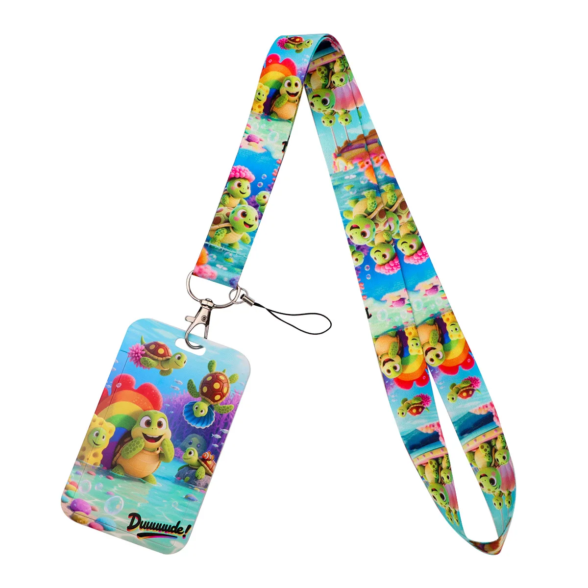 Cute Black Cat Credential Holder Pink Pig Lanyards for Key Neck Strap For Card Badge Gym Keyring Accessories Gifts for Friends - view 4