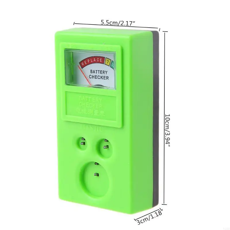 Dispositivo medición electrónico Y55E, comprobador batería, botón, probador energía batería moneda