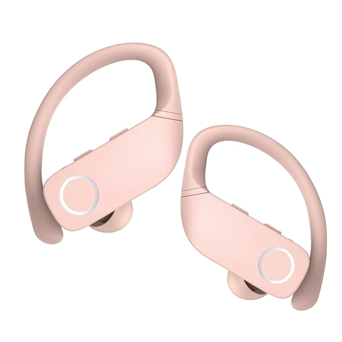 Sanag Z9 Sports Bluetooth Headset True Wireless Hanging Ear Running Anti-Sweat Fitness Headset,Pink