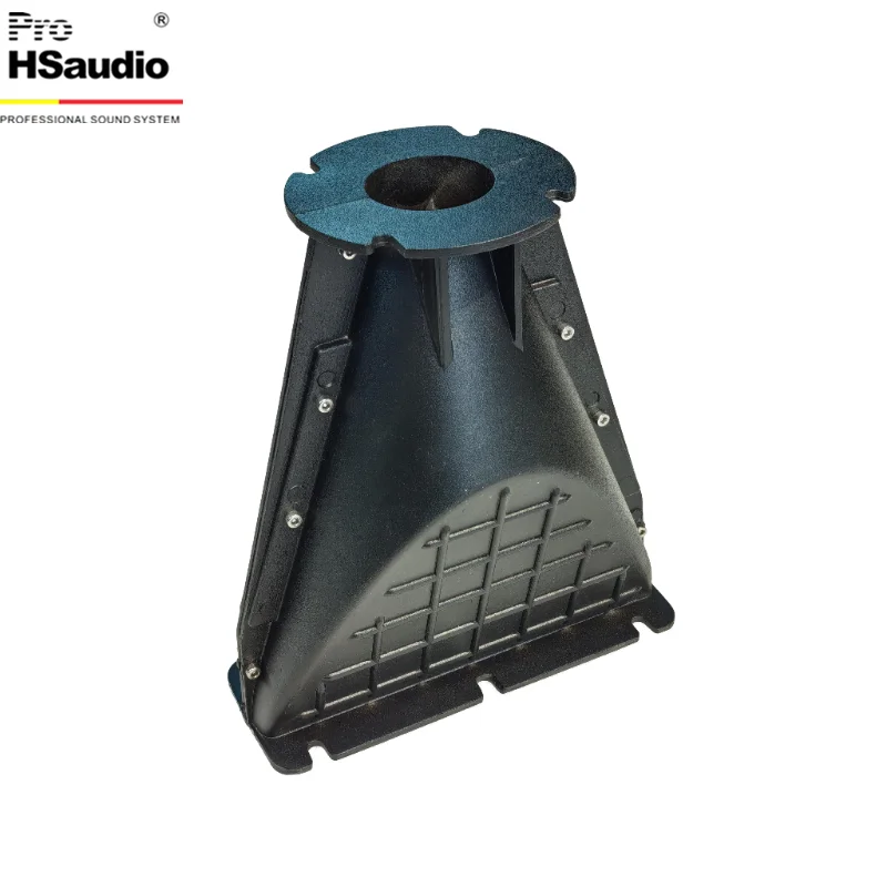 Trompa de alumínio do alto-falante Line Array profissional, tamanho: 203L * 80W * H245MM. Garganta: 2 polegadas