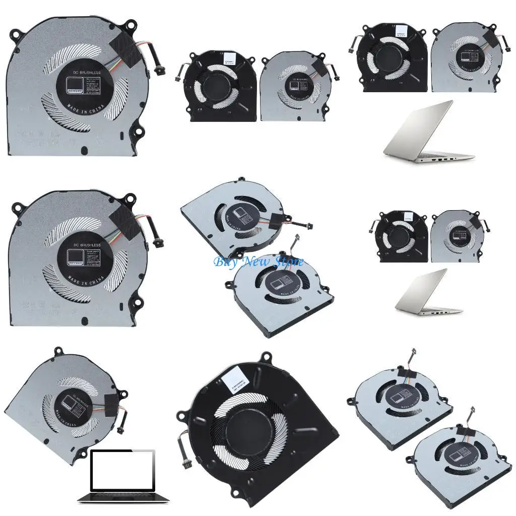 

20CE 4 pin 5V Notebook GPU Cooling Fans GPU Radiator for Huawei MateBook 14s HKD-W56