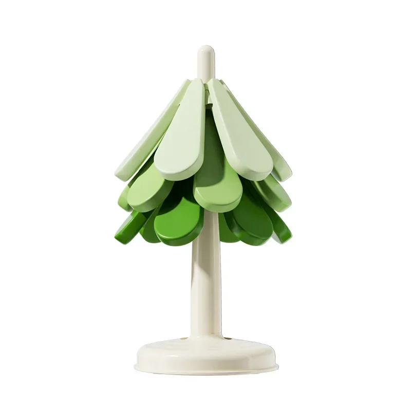 Silicone Mat Dishes Tree Design Stand Insulation Pad Set Coaster for Teapot Hot Pots Christmas Placemats Dining Table Gift