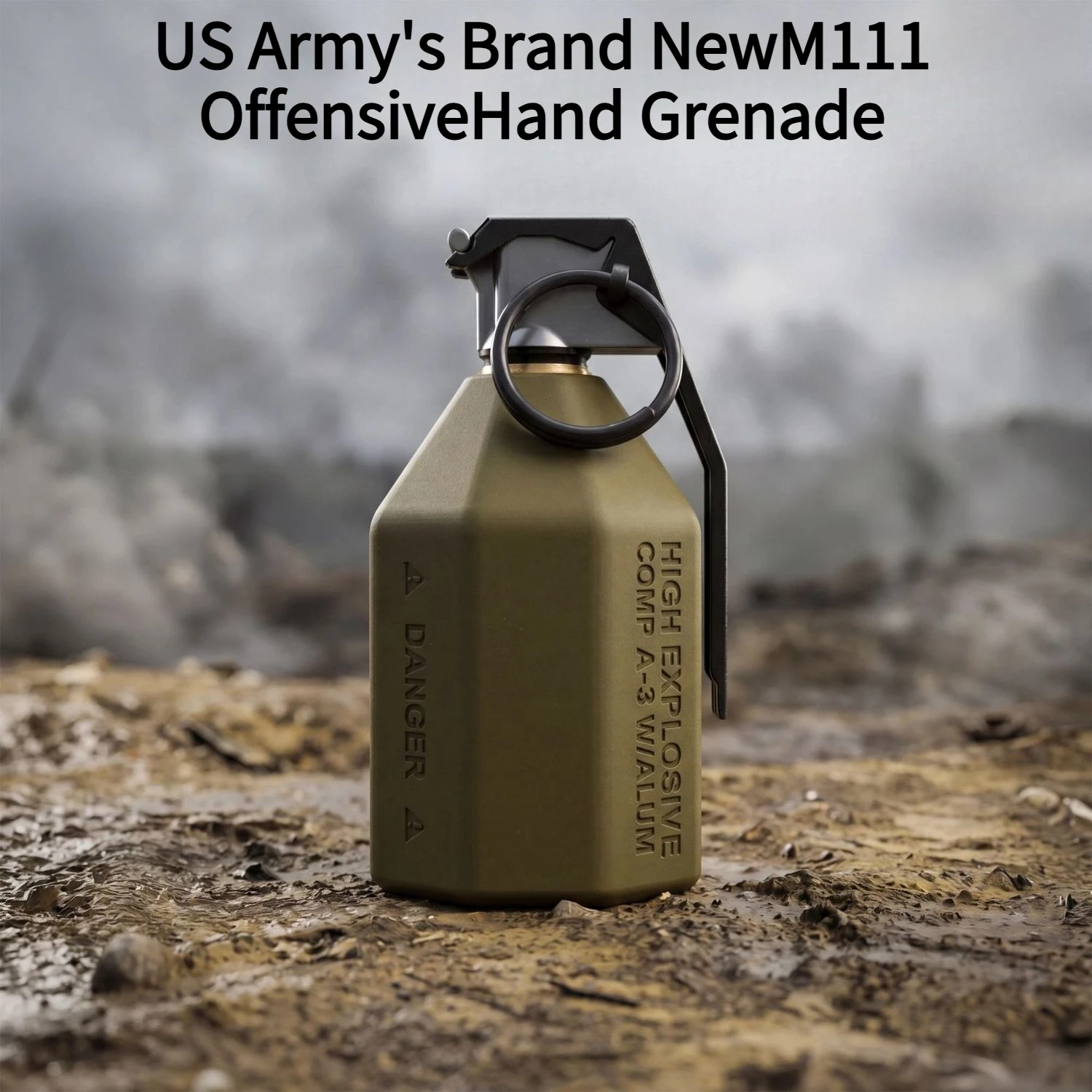1:1 Scale 3D Printed U.S. M111 Model Non-Functional Collectible Display Piece for Enthusiasts