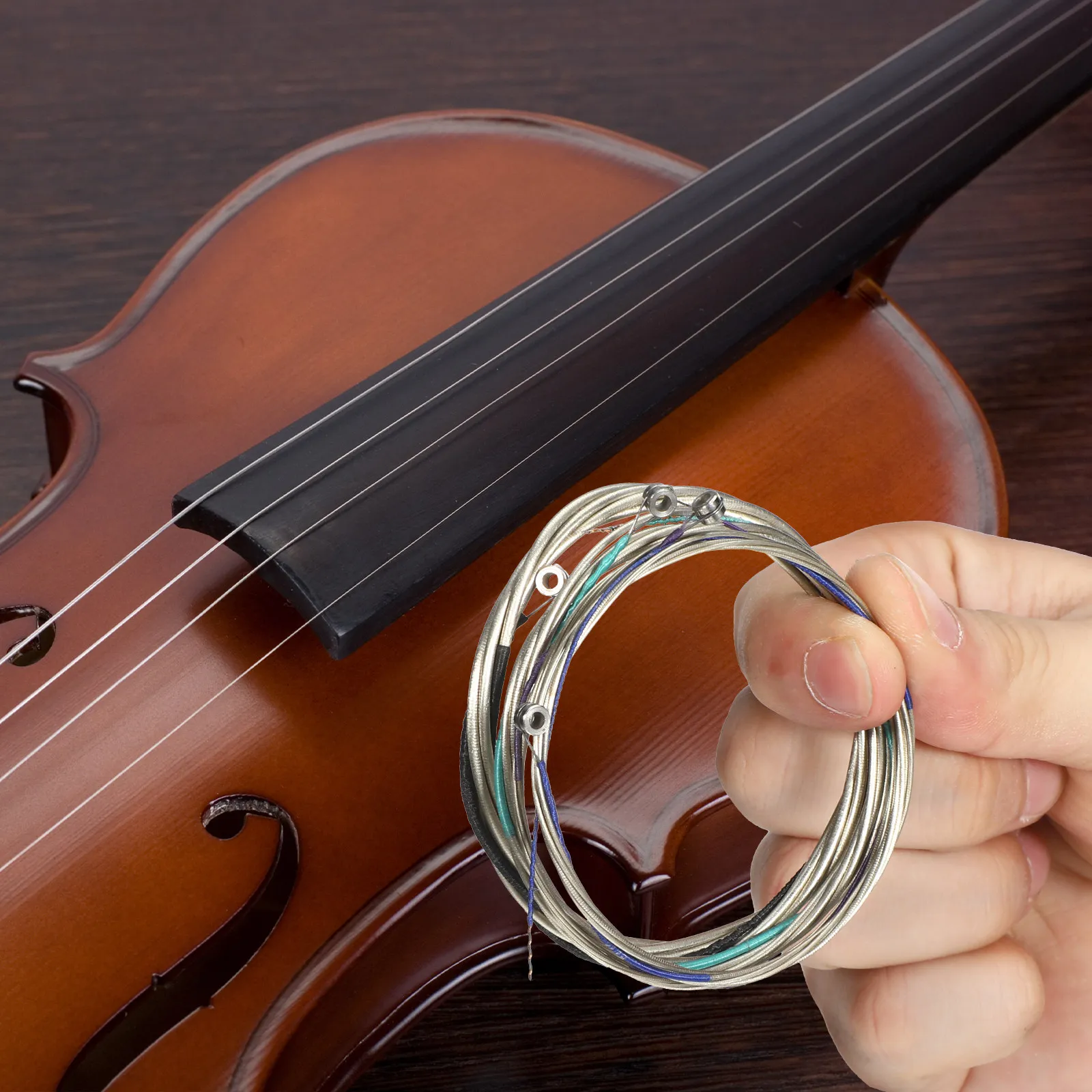 

Изысканные струны для виолончели, 4 шт., гладкая текстура, улучшенное качество звука, надежный комплект для замены струн для виолончели, аксессуары для инструментов