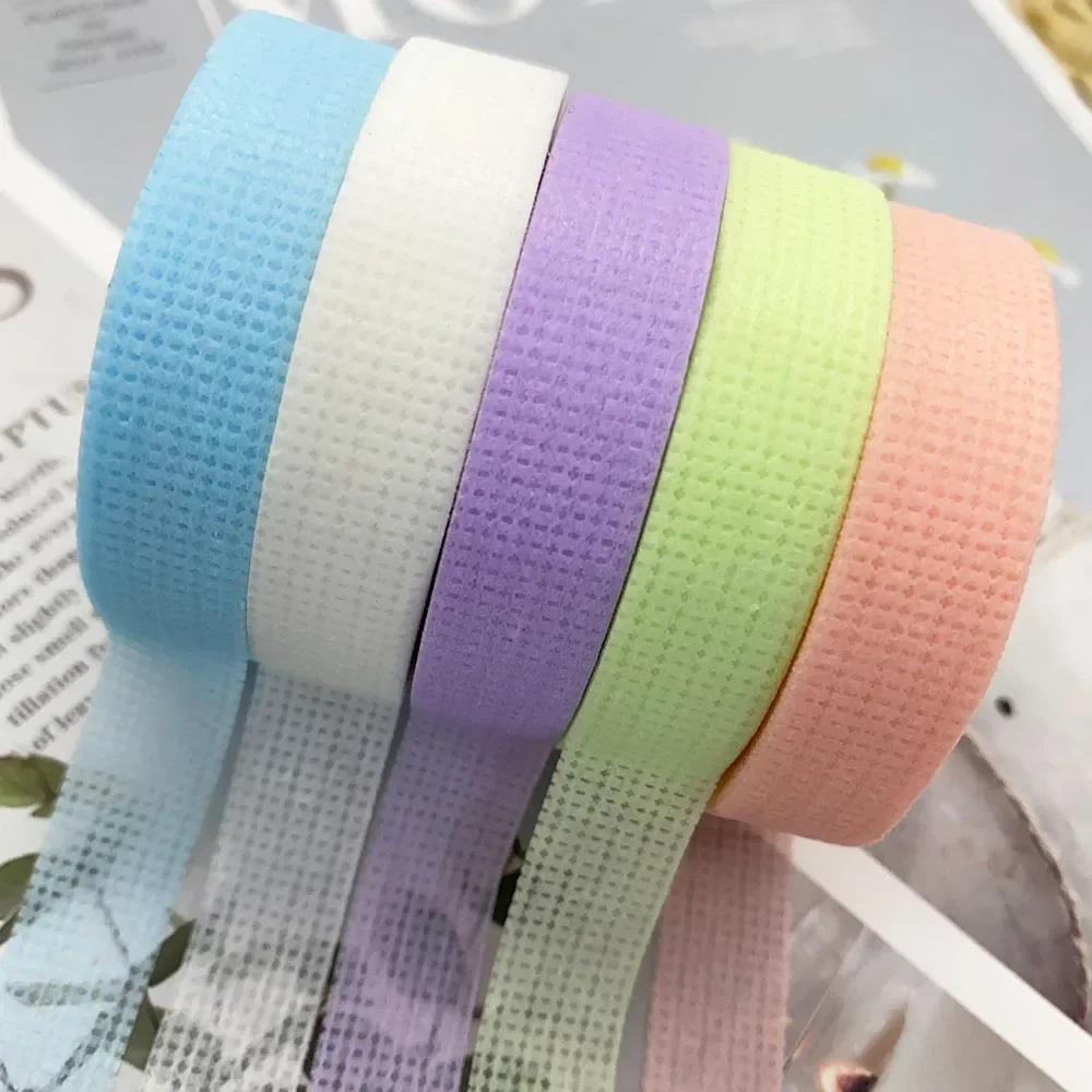 10Rolls Eyelash Tape Eyelash Extension Paper Tape Wholesale Breathable Non-woven Cloth Adhesive Patches Under Eye Pad