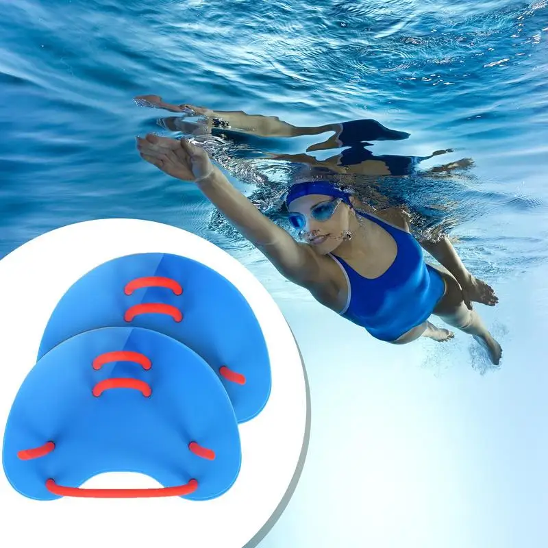 Gants de plongée à sangle réglable pour adultes, palmes à main, palmes à ailettes, équipement d'apprentissage, pagaie de natation professionnelle, doigt, 1 paire