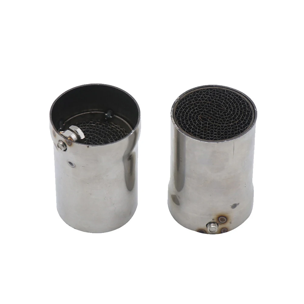 Motorcycle Exhaust Pipe Muffler Stainless Steel Exhaust DB Killer Silencer Muffler Baffle Noise Eliminator 48mm Universal Parts