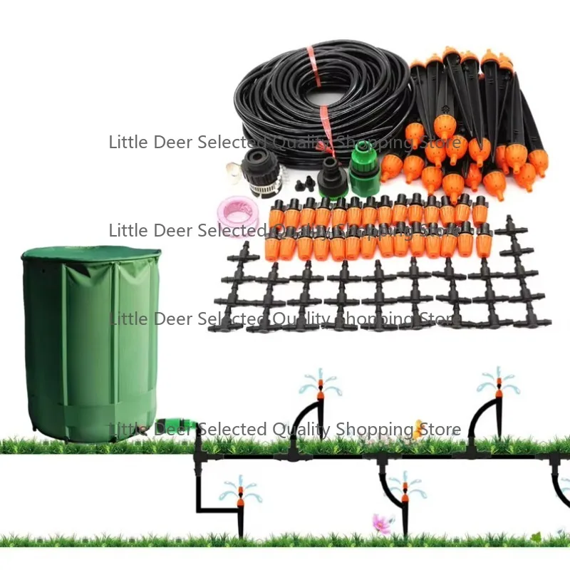 

Collapsible Tank Self Watering System Gravity Drip Irrigation System Garden Yard Pot Plant Self Watering Automatic Drip Kit