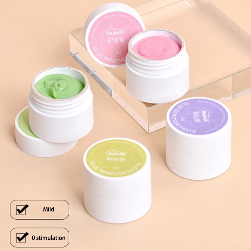 Professionele Wimper Lijm Crème 5 G Fruit Smaakstof Verwijderaar Crème Voor Wimper Extensie Geurgeur Make-Up Tools