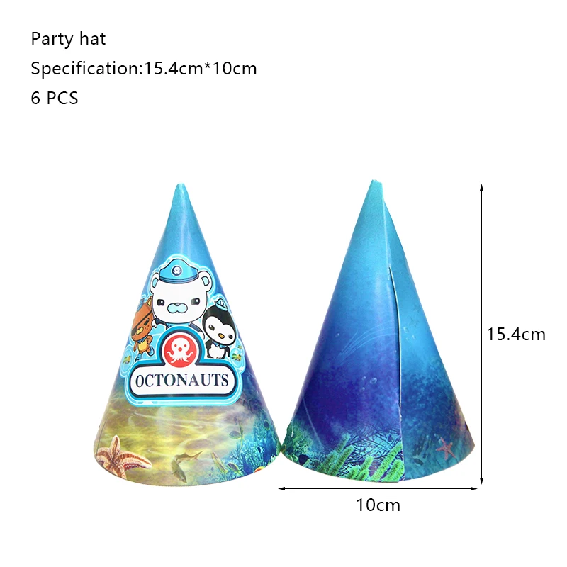 Octonauts Geburtstagsparty-Dekoration, Aluminiumfolienballon, Latex, Kinder-Eventzubehör, Einweggeschirr, Banner, Hintergrund, Geschenk
