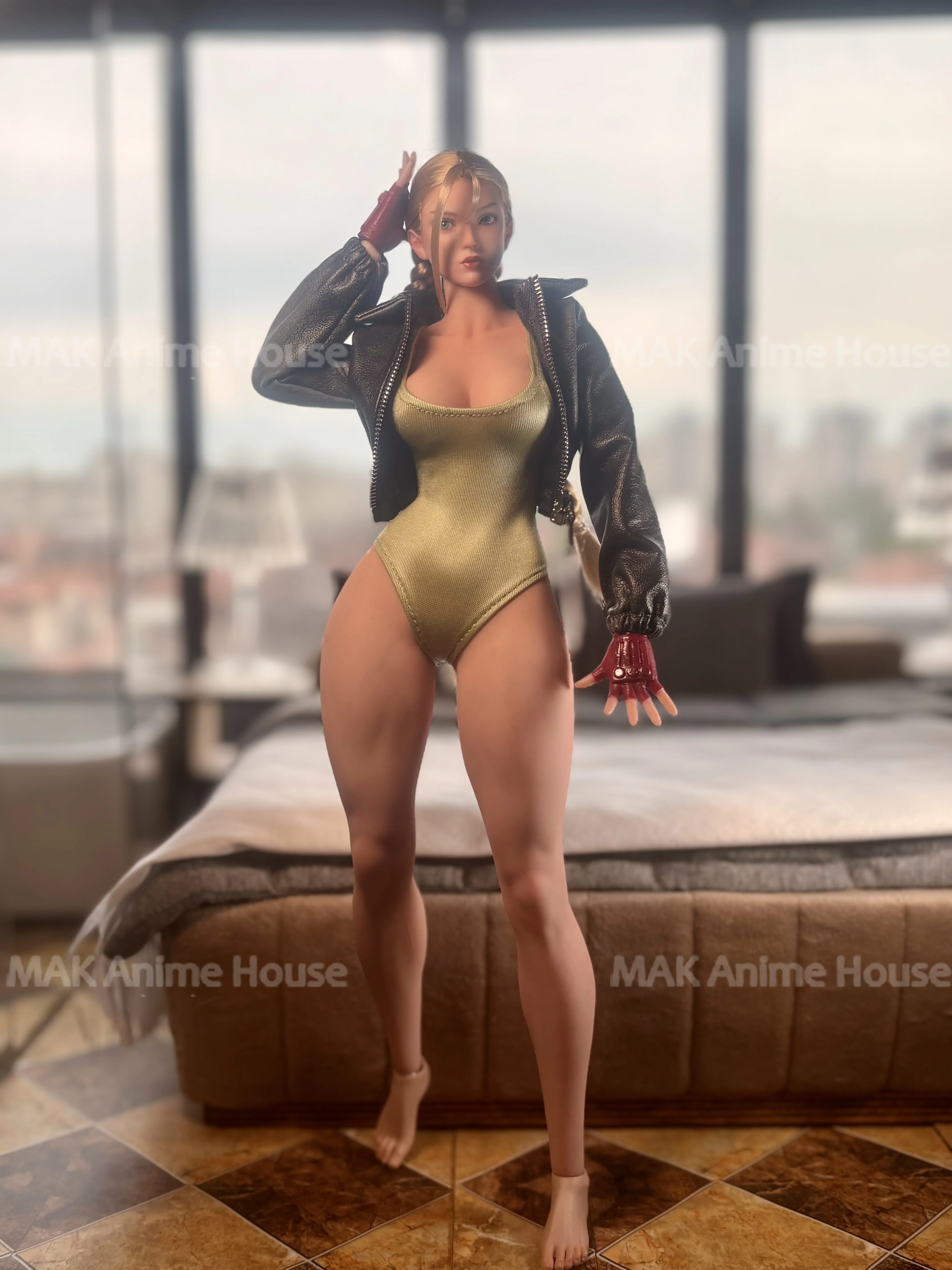 MFuntoys 1/6 مقياس مرونة عالية الإناث اللؤلؤ الاتصال ملابس السباحة نموذج ل 12 ''أنثى عمل الشكل الجندي الجسم دمية #3