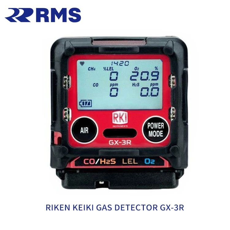 High Quality Portable Handheld RIKEN KEIKI Marine Personal O2/CO/H2S/LEL(HC) GX-3R With EC Cert