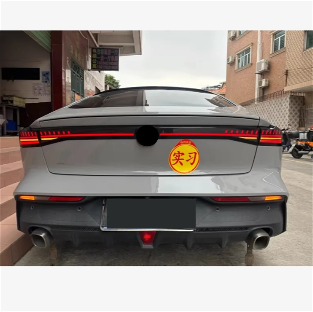 Car led modified tail light assembly rear lamp 3pcs for Changan UNI-V brake Reverse lights turn signal