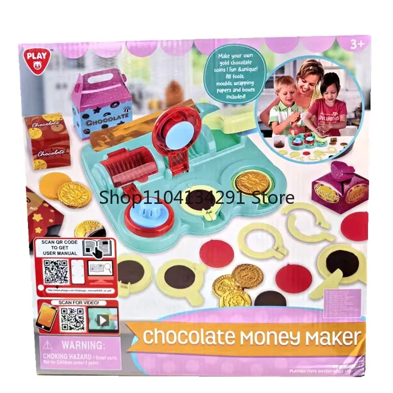 

playgo Belle Chocolate Gold Coin Making Machine Kids Toys Handmade DIY Creative Handmade Gifts