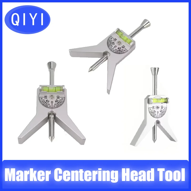 QIYI Manual Tube Marker Centering Tool Safety Pipe Center Finder Y-Type 4 Inch Safety Pipe Marker Centering Head Tool