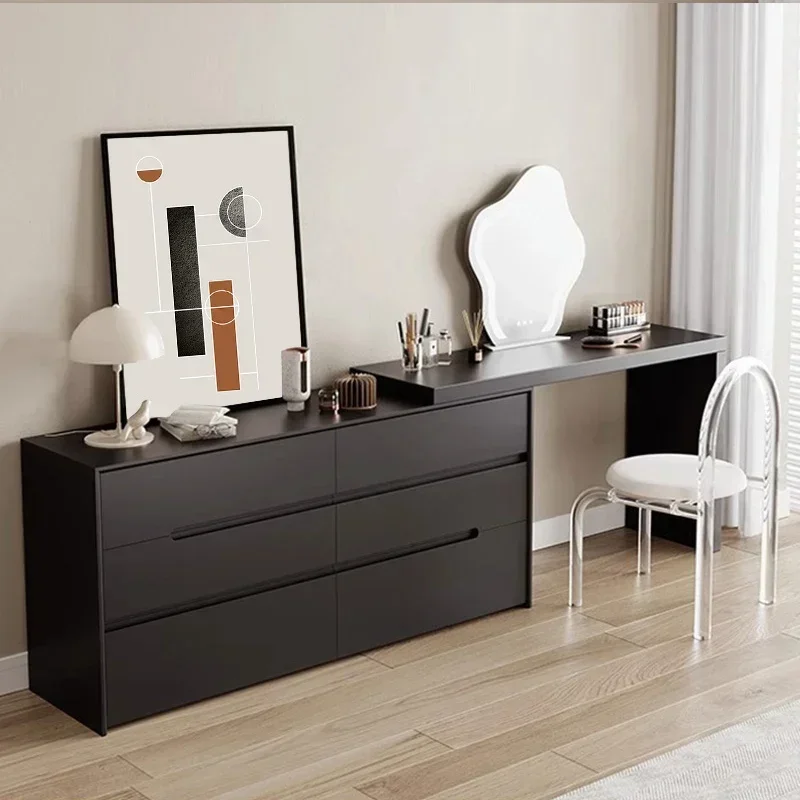 Customized dressing table, small unit, simple modern desk, bucket , integrated master bedroom, light luxury, expandable s