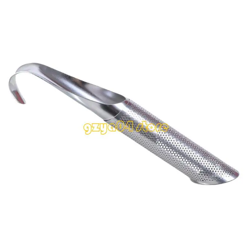K3KD Stabile Edelstahl -Teassiebs -Tees -Infuser mit Haken für sichere Platzierung