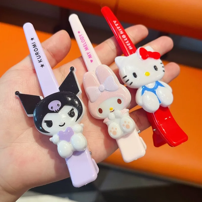 

Hello Kitty Hairpin Cartoon Sweet Headpiece Side Shattered Student Personalized New Hairpin Fashion Best Friend Gift Wholesale