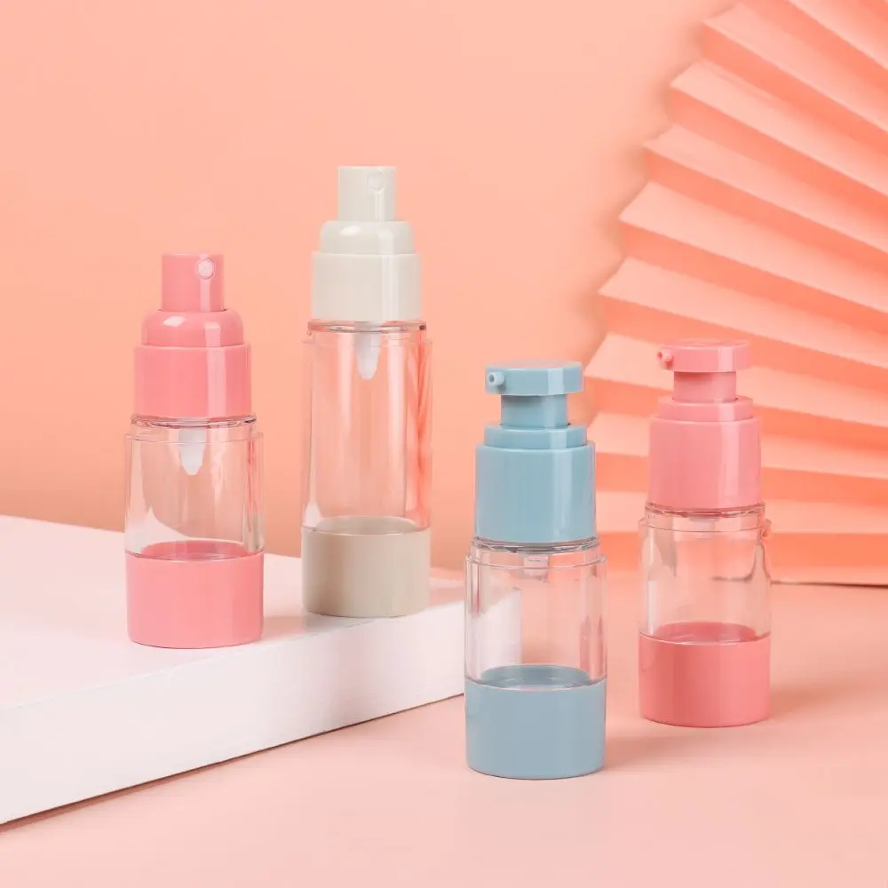 15/30/50ml Travel Accessories Makeup Tool Squeeze Pump Spray Lotion Empty Container Refillable Bottle Vacuum Bottles