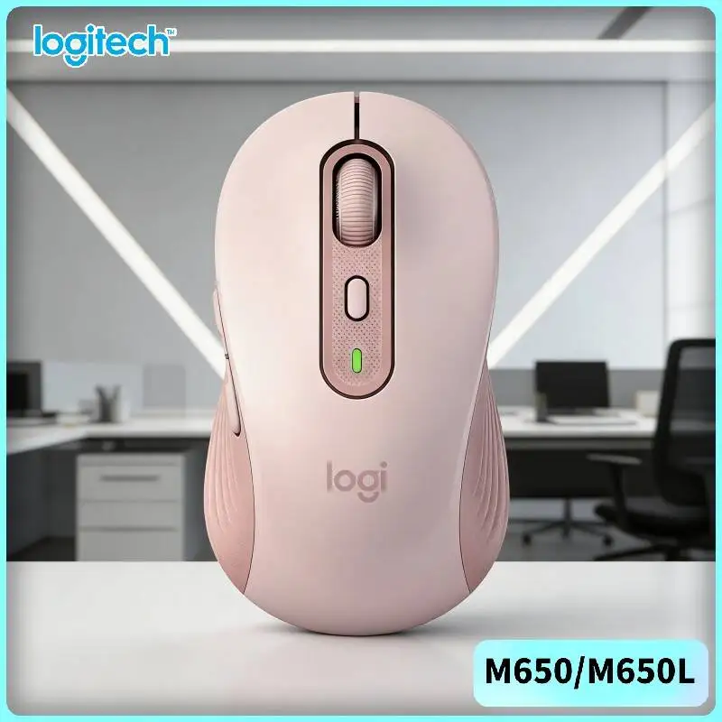 

Беспроводная мышь Logitech M650/M650L Signature — бесшумные нажатия, усовершенствованный оптический сенсор, резиновые боковые накладки, 24 месяца автономной работы