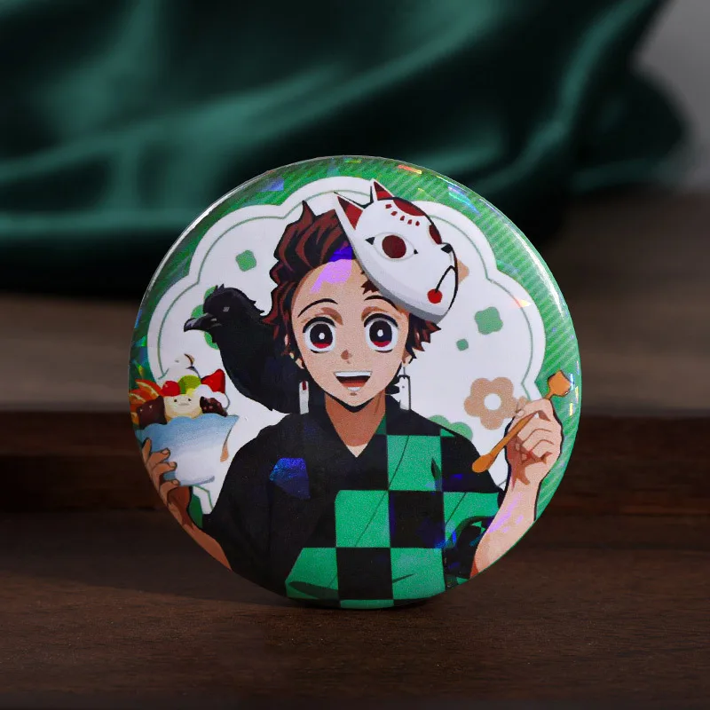 เข็มกลัดอนิเมะดาบพิฆาตอสูร คิเมทสึ โนะ ไยบะ เนซึโกะ คามาโดะ ทันจิโร่ ฮาชิระ คอสเพลย์ สินค้าอุปกรณ์เสริม พวงกุญแจ เครื่องประดับ