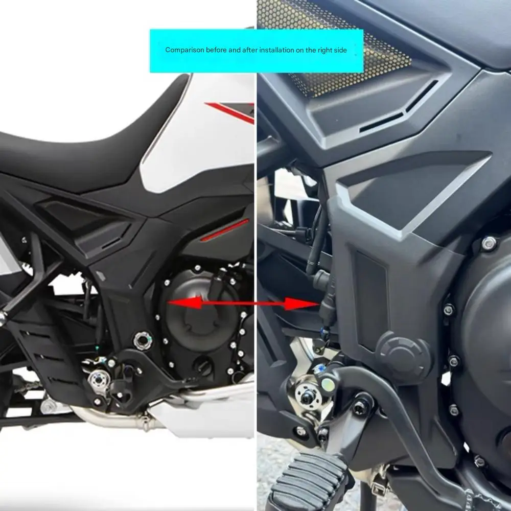

For ZONTES 703F Motorcycle Left & Right Frame Side Cover Anti-wear Protector Swingarm Decorative Guard Mod Accessories
