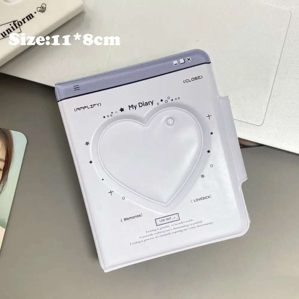 Cute 3 inch Kpop Album 32 Pockets Cartoon Photocard Holder Gift Mini Small Card Booklet