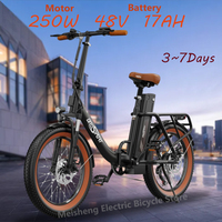 Ebike ONESPORT OT16-2 250W 48V 17AH Electric Bike Foldable Outdoor Electric Bikes for Adults Electric Hybrid Bike