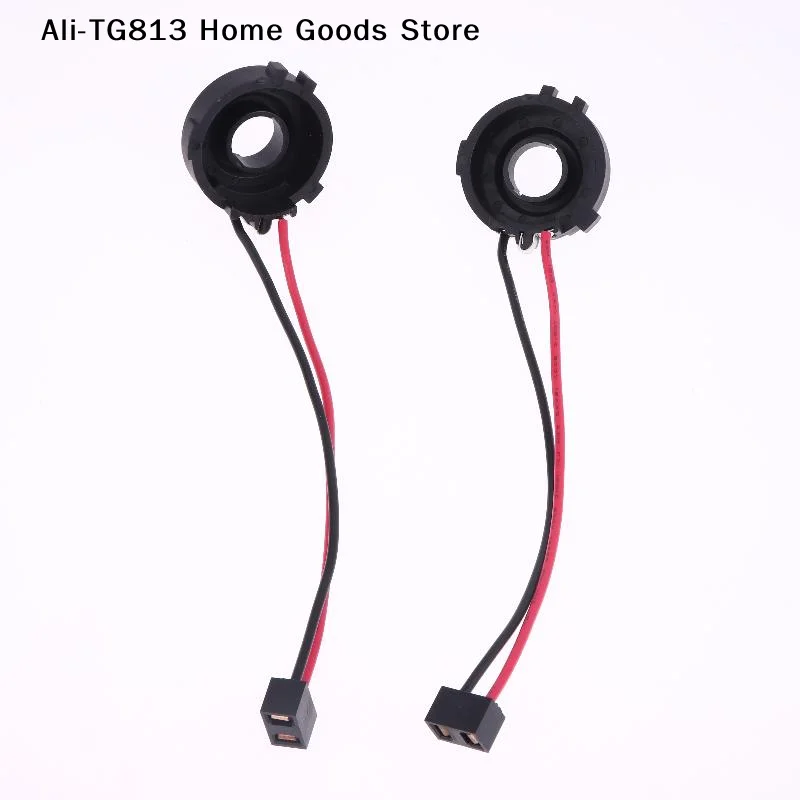 

[TG813]2Pcs Headlight Bases Retainers For Golf 7 MK7 MK6 Tiguan Sharan Multivan Touran Scirocco Passat B7 H7 LED Socket Adapters