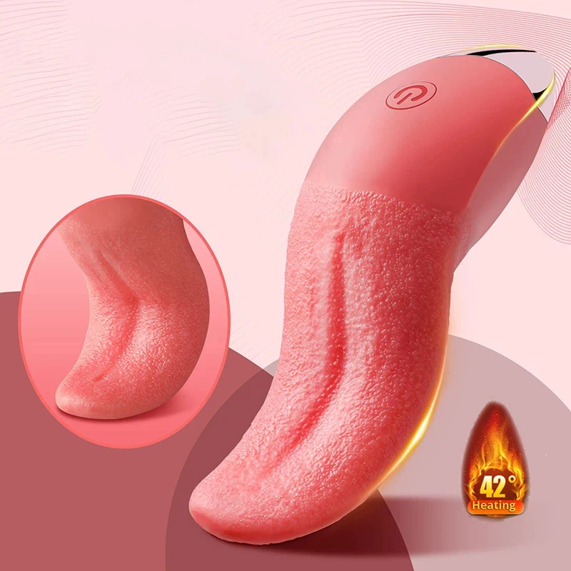 

10 Mode Heating Tongue Licking Vibrator Mini Sex Toys for Women Clit Stimulator G-spot Nipple Female Masturbator Couples Game