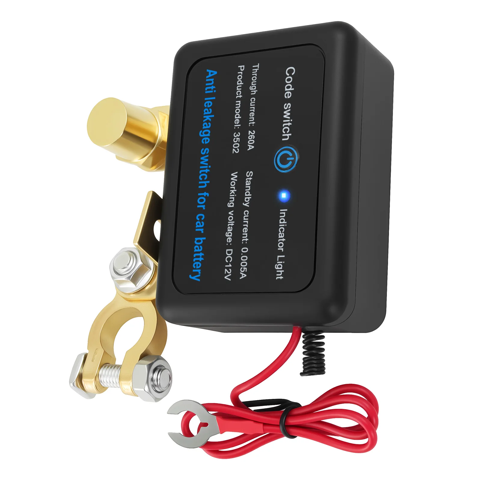Auto 260A Batterie-Trennschalter mit Fernbedienung 12V Batterietrennschalter Ferngesteuerter Isolierschalter – Detail 9