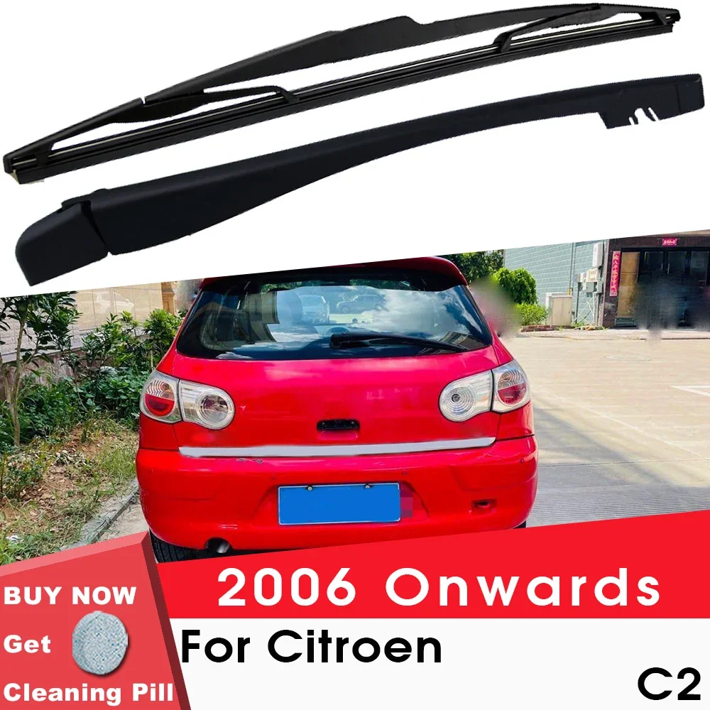 BEMOST Car Rear Windshield Wiper Arm Blades Brushes For Citroen C2 2006 Onwards Back Windscreen Auto Styling Accessories