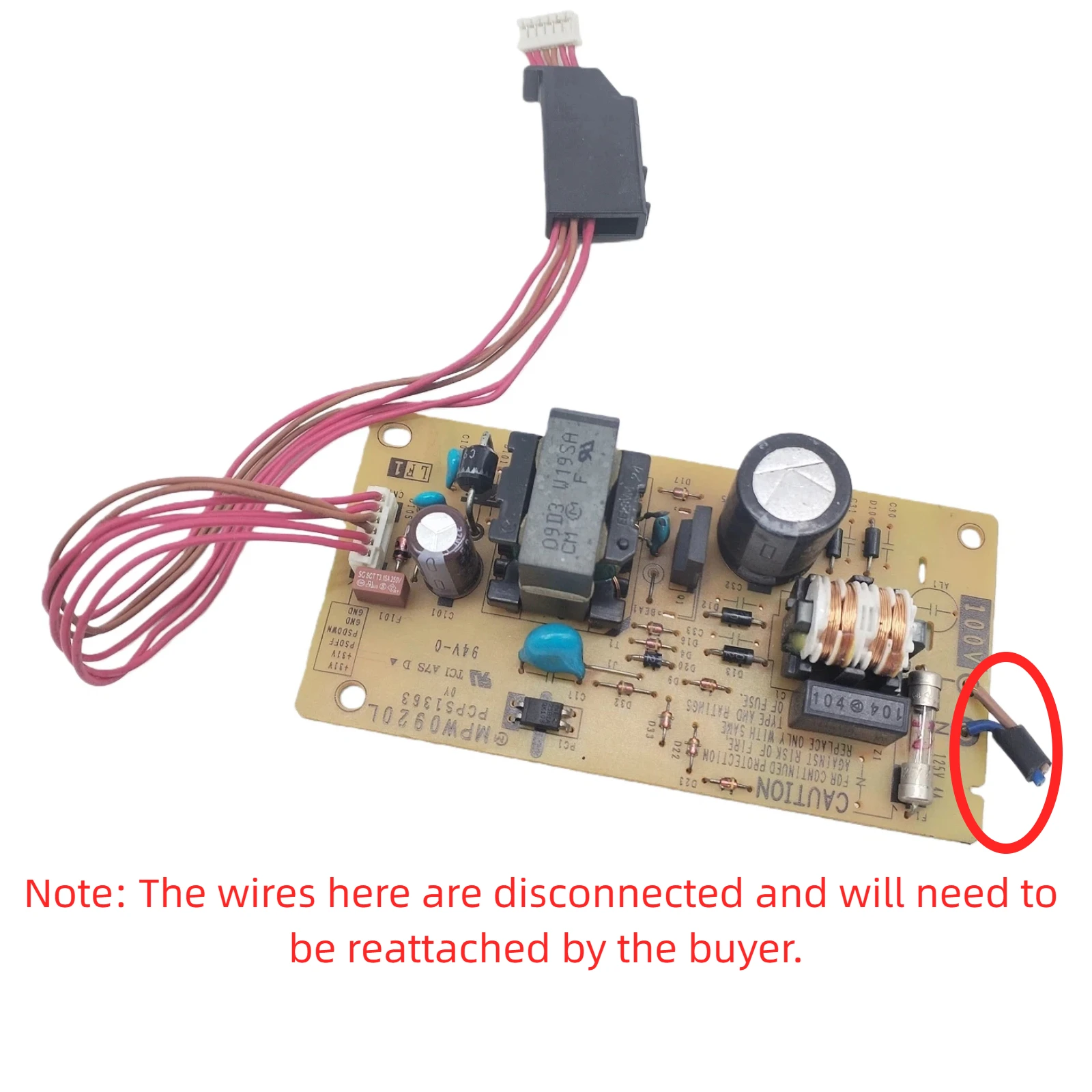 

J955 Power Supply Board 100V MFC-J955DN MPW0920L Fits For Brother J955DN PCPS1363