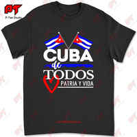 Cuba De Todos Patria Y Vida T-shirt T084